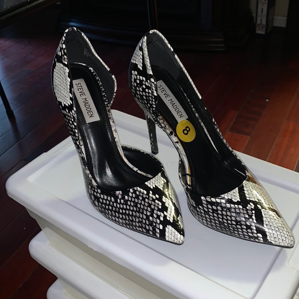Snake skin heels